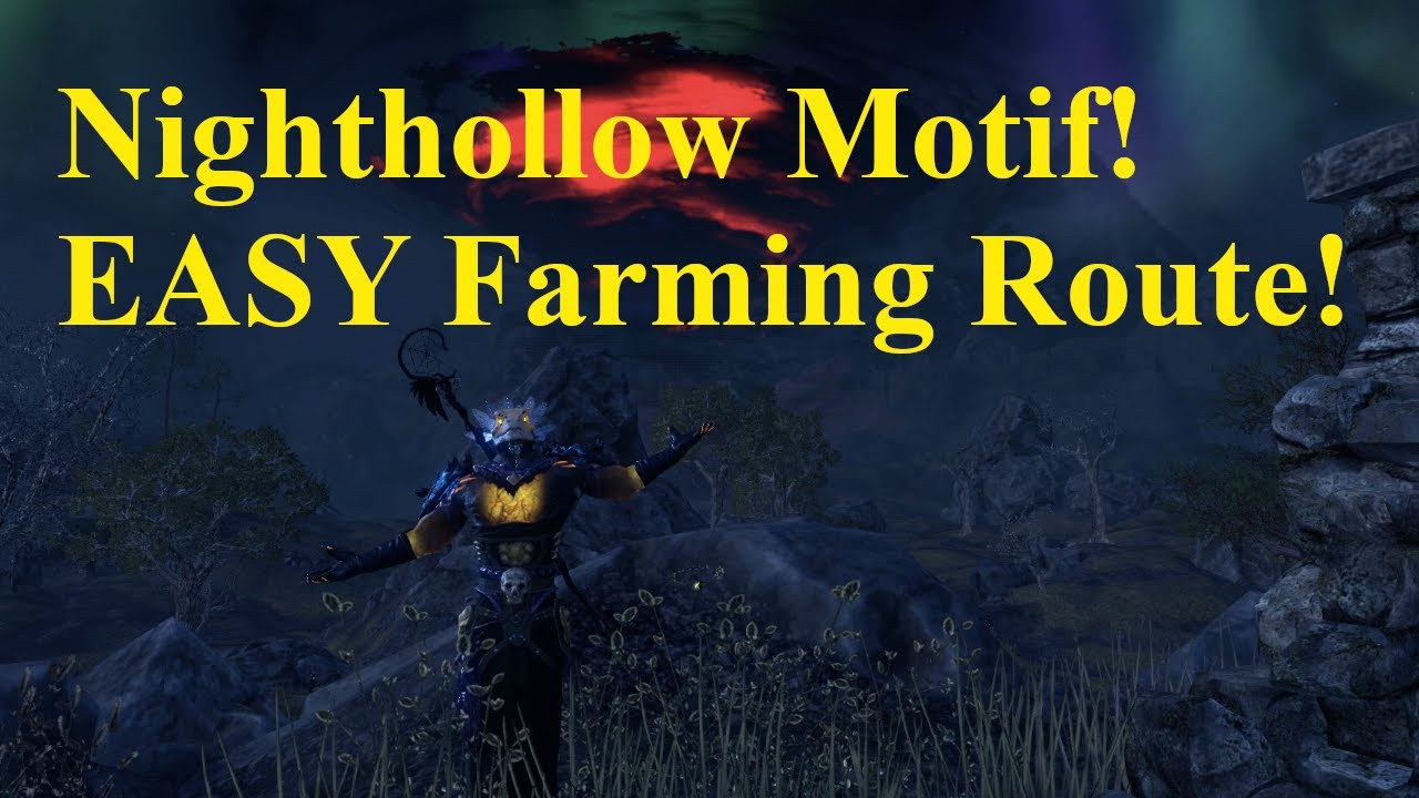 ESO Nighthollow Motif! EASY Markarth Farming Route!