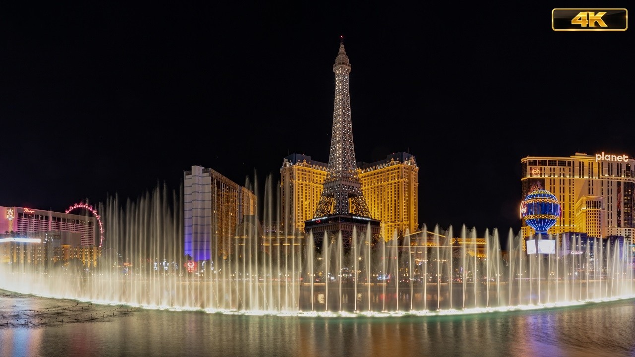 Лас-Вегас в 4K: Walking Tour по Стрипу и виды с дрона 🇺🇸 | Незабываемое путешествие