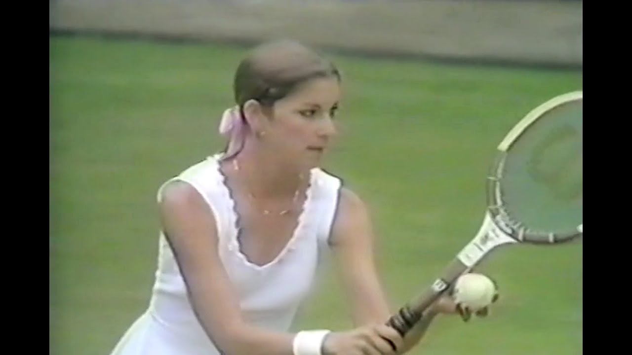 Chris Evert vs. Kerry Melville Wimbledon 1974 SF 💛