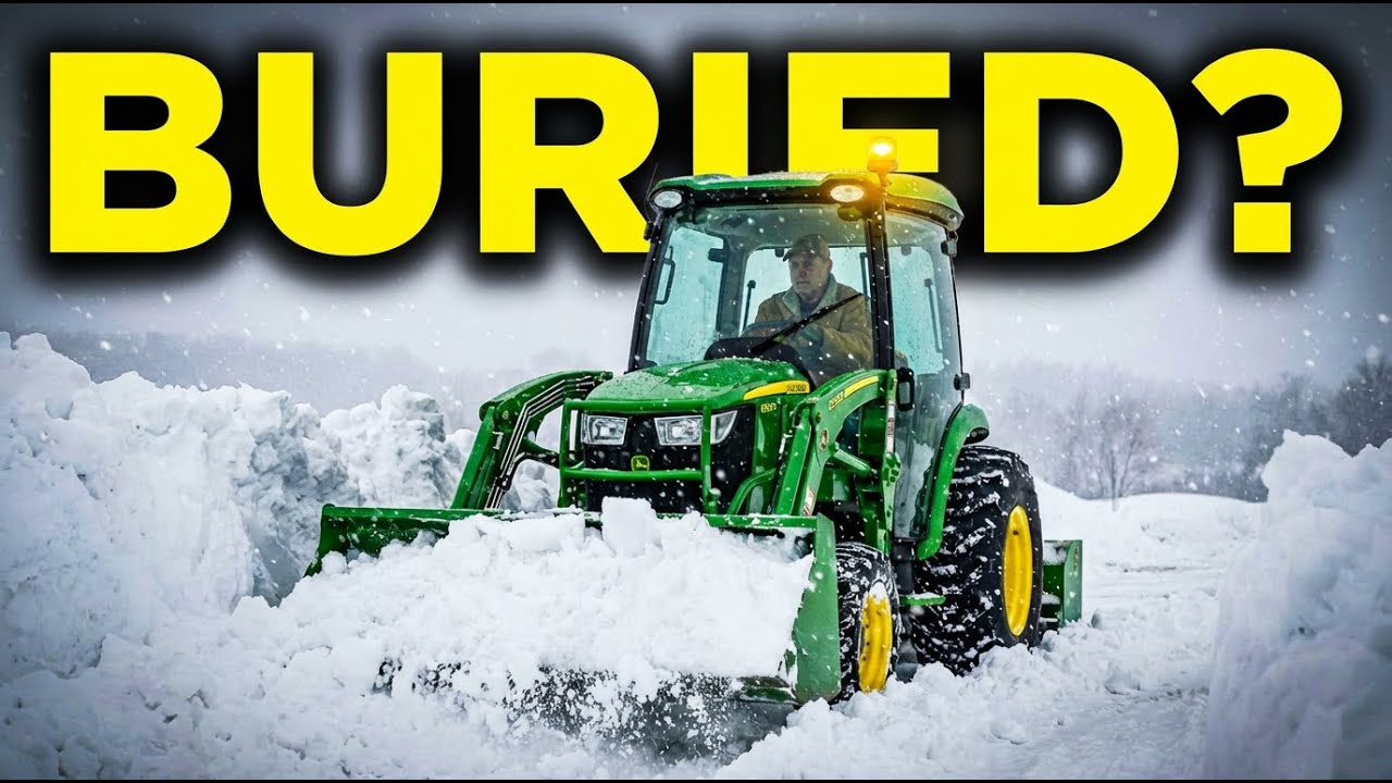СНЕГ В БУФФАЛО с John Deere 2038R