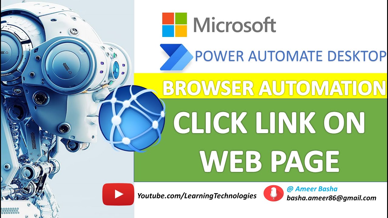 Power Automate Desktop: работа с действием &laquo;Щелкнуть по ссылке на веб-странице&raquo; (автоматизация бр...