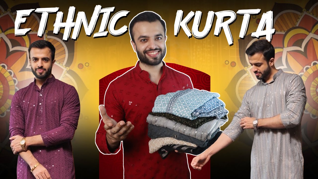 7 *Best* Kurtas For Diwali Under Budget I Wedding Season I Myntra Try On Haul I Hemant Harchani