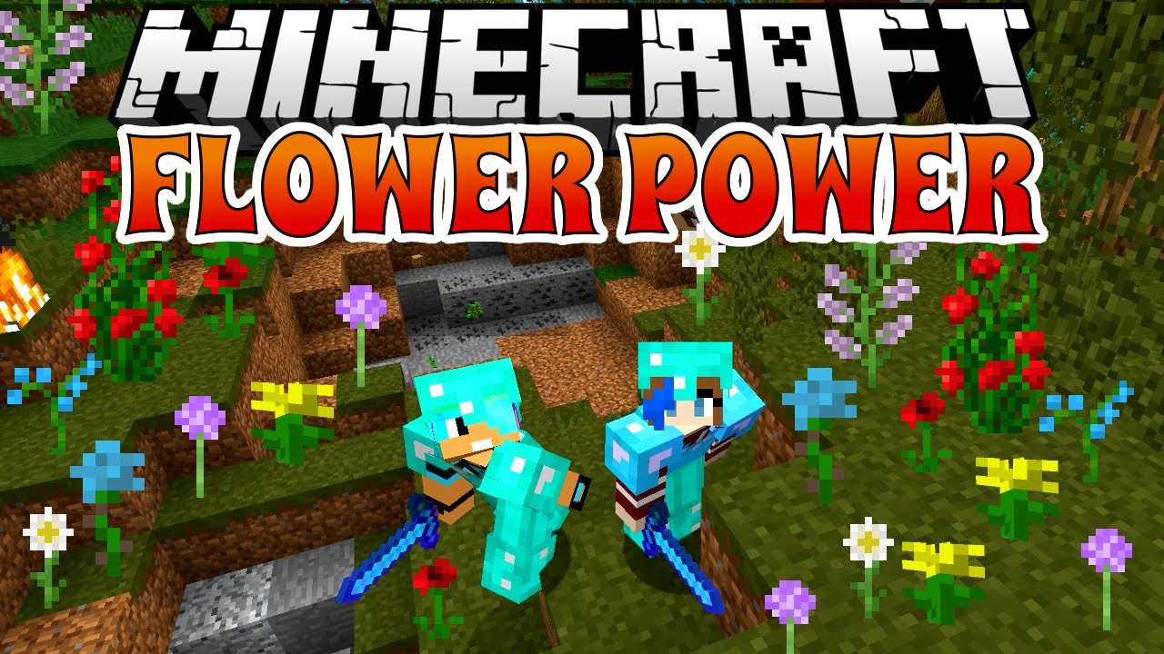 MINECRAFT FLOWER POWER UHC ZONE | GAMER CHAD & RADIOJH GAMES