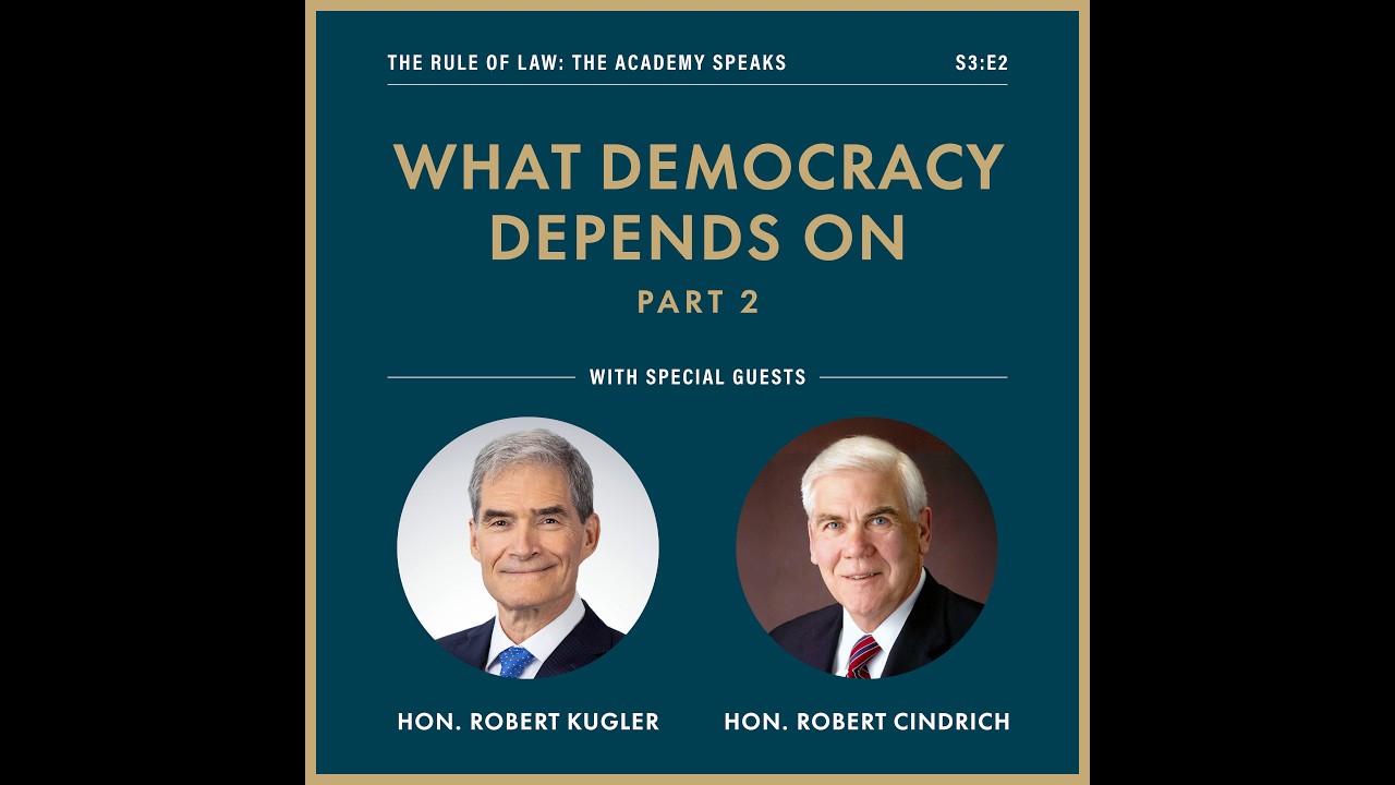 What Democracy Depends On: Part 2