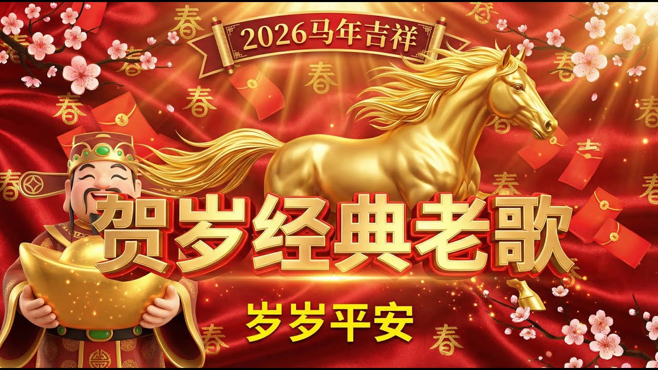 2026年马来西亚新年歌合集 | 2026 Malaysia Year Chinese New Year Songs Compilation | 祝大家马年行好运 | No 1 2026 新年歌