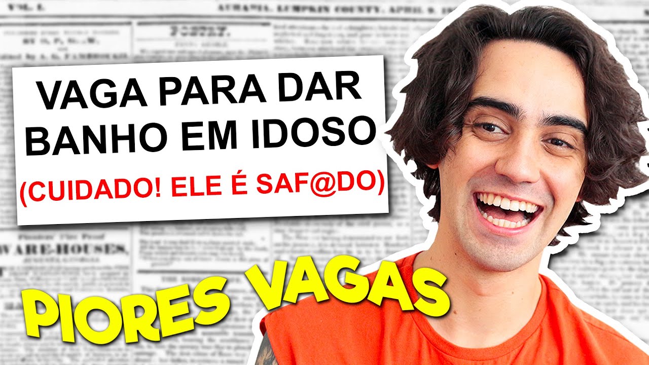 AS PIORES VAGAS DE TRABALHO DO BRASIL - O Retorno do Desemprego!
