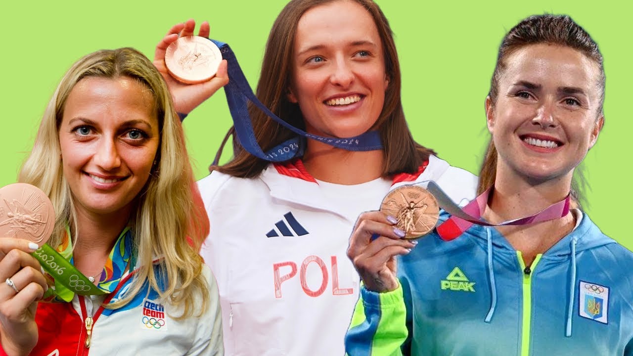 ALL Bronze Medal Match of Olympics (2008 - 2024 WTA Tennis) (Swiatek, Svitolina...)