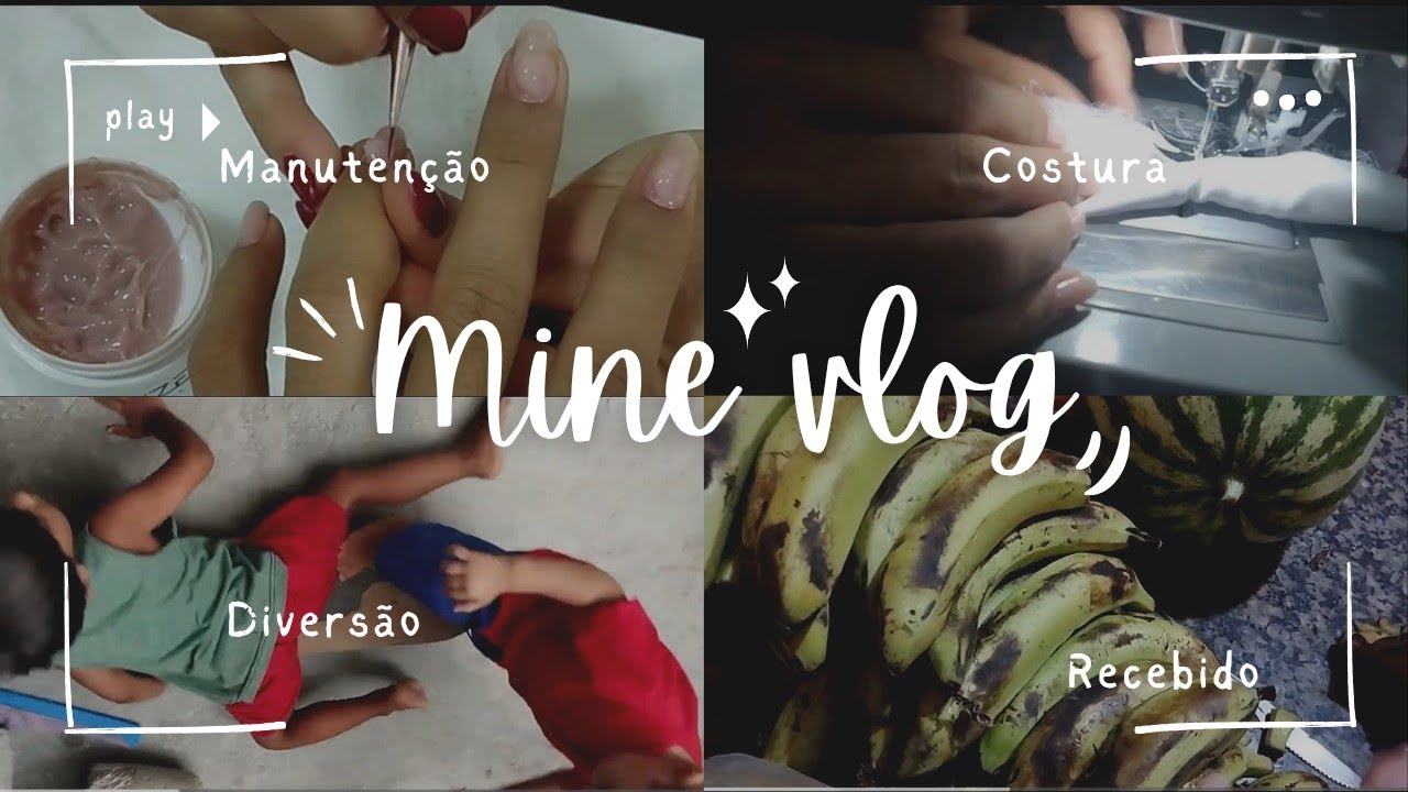 MINE VLOG, rotina, 2 meses sem fazer manutenção da unha, costura e muito mais!