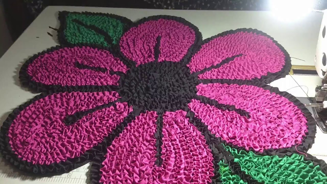 Passo a Passo flor #frufru #passoapasso #iniciantes #paulatappetes