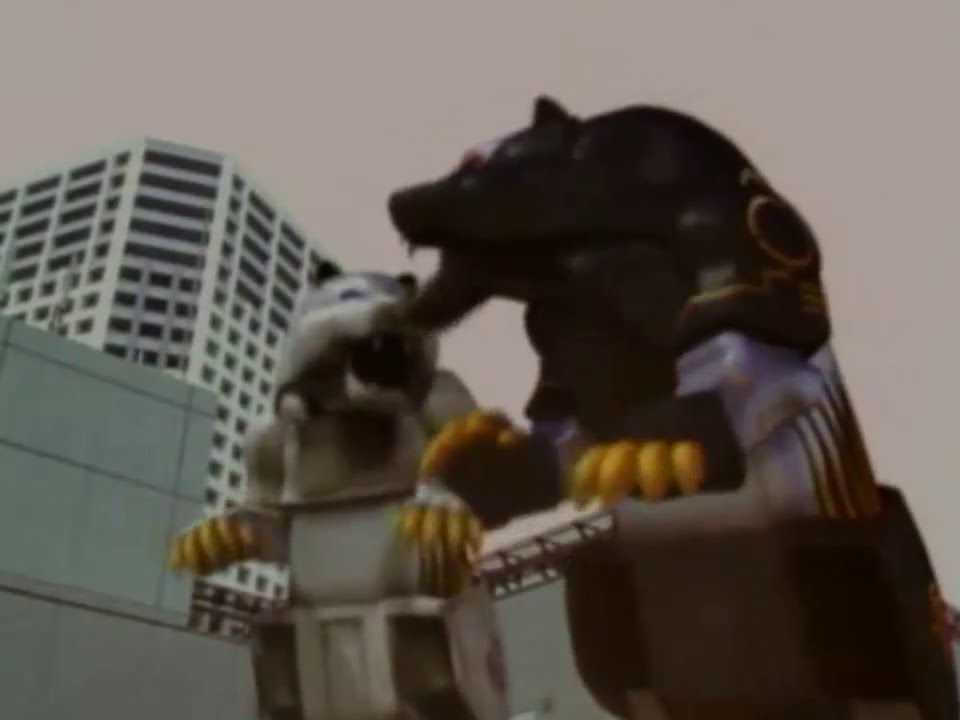 Power Ranger Fuerza Salvaje | Zords Black Bear y Polar Bear