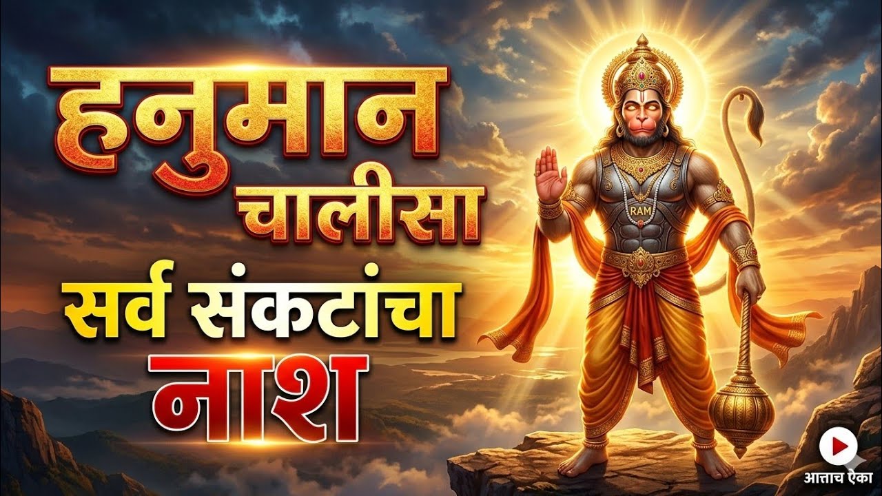 Title: पहाटेची हनुमान चालीसा | मनःशांती आणि यशासाठी | Peaceful Hanuman Chalisa
