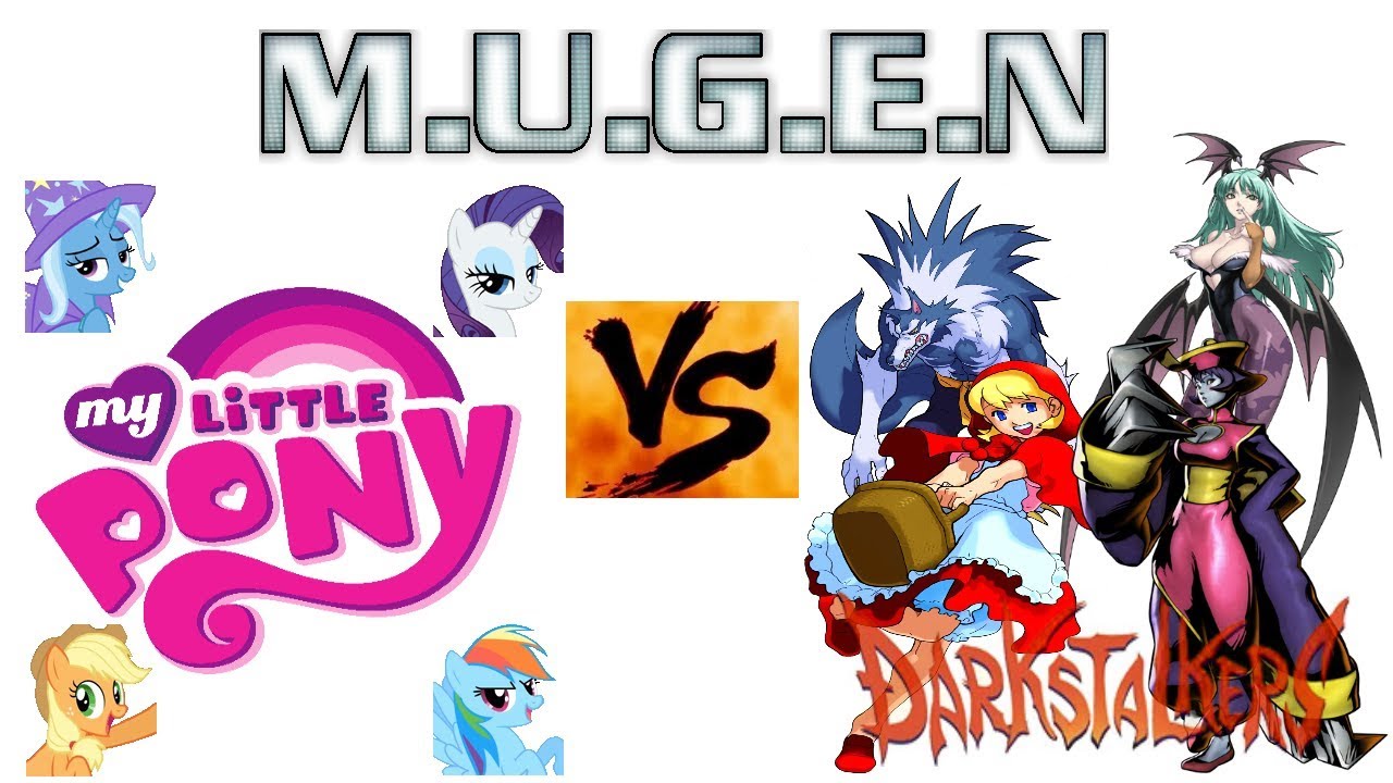 MBTG MUGEN: My Little Pony vs. Darkstalkers (AI Match)
