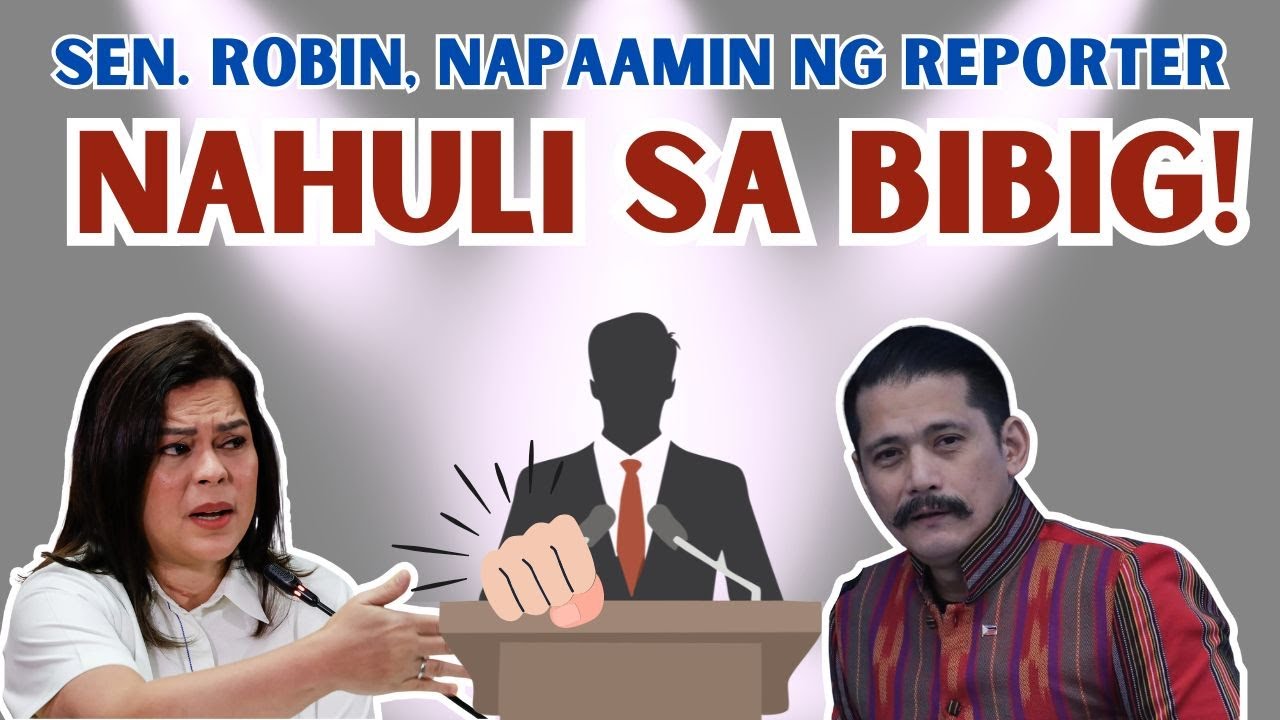 SEC. ROBIN GUSTONG MAGING SENATE PRES AY PRO-SARA AT PRO-BAYAN