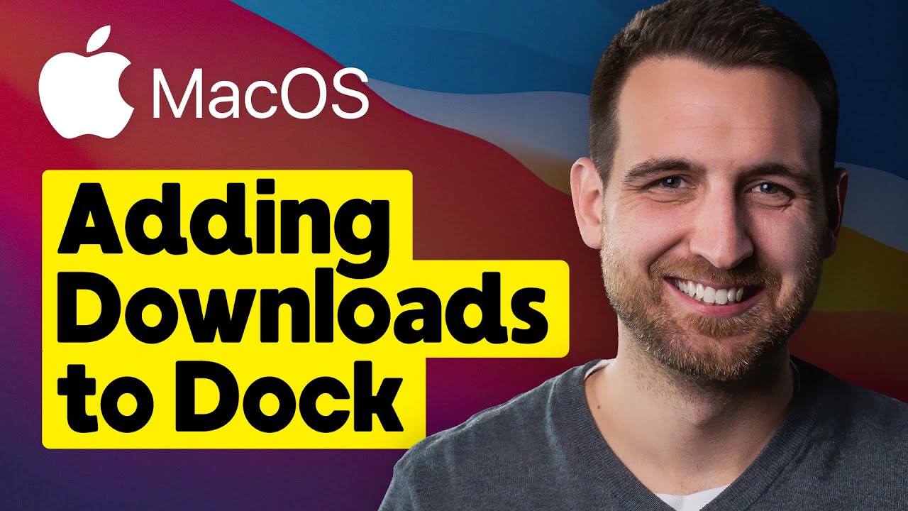 Как добавить загрузки в Dock на Mac