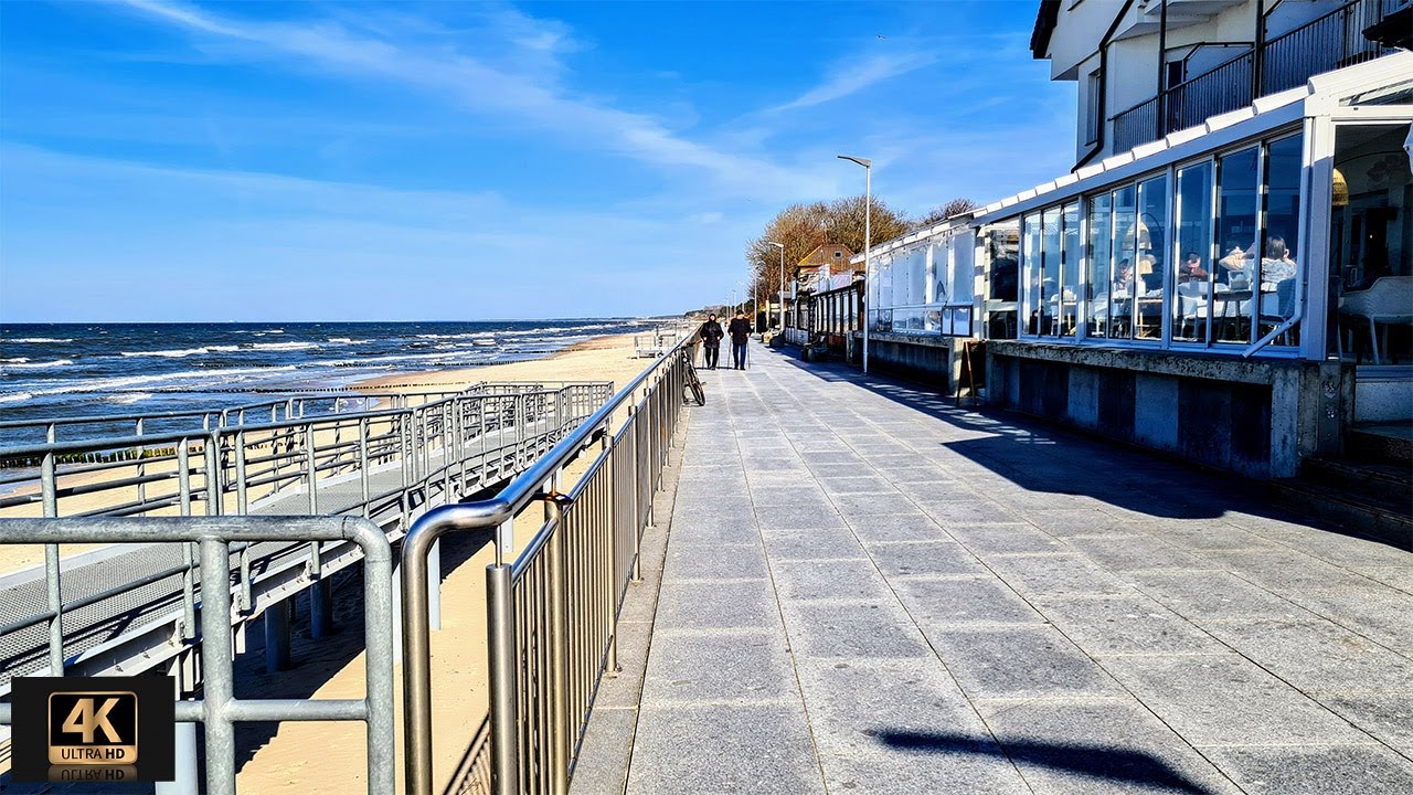 Sarbinowo - plaża i nadmorska promenada