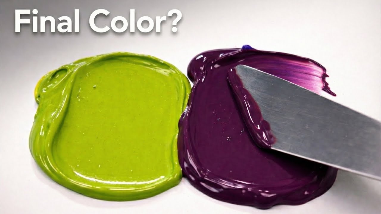 Guess the Final Color | Color Mixing Art