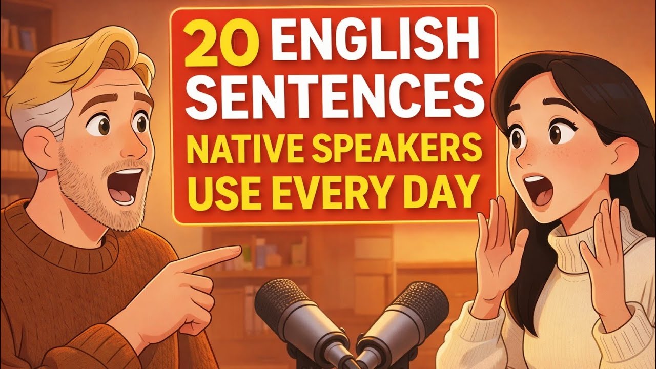 20 English Sentences Native Speakers Use Every Day