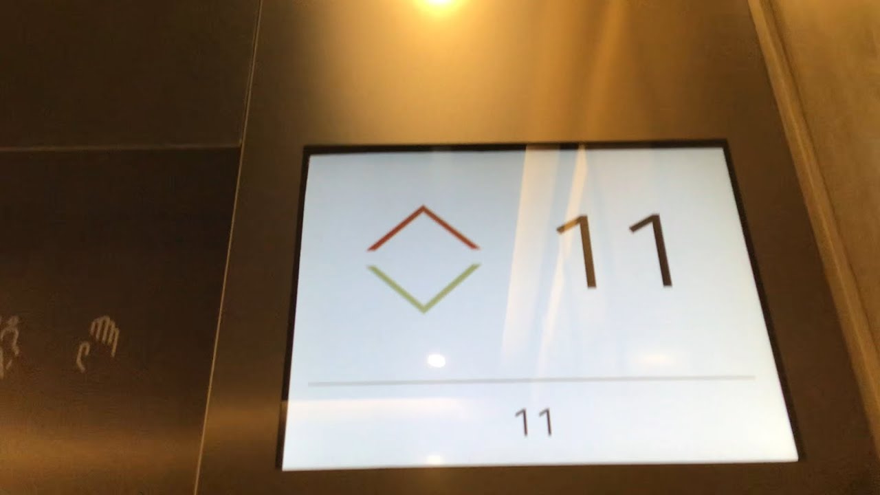 2016 Mitsubishi Traction Guests 2 Elevators At Le Meridien Moxy Hotel Seoul Korea Part 2