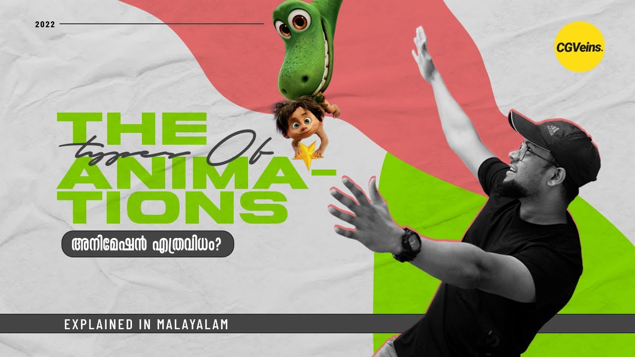 The Types of Animations | അനിമേഷൻ എത്രവിധം ?  | Explained in Malayalam | CGVeins