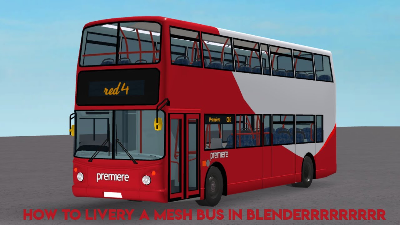 How to livery blender buses on ROBLOX
