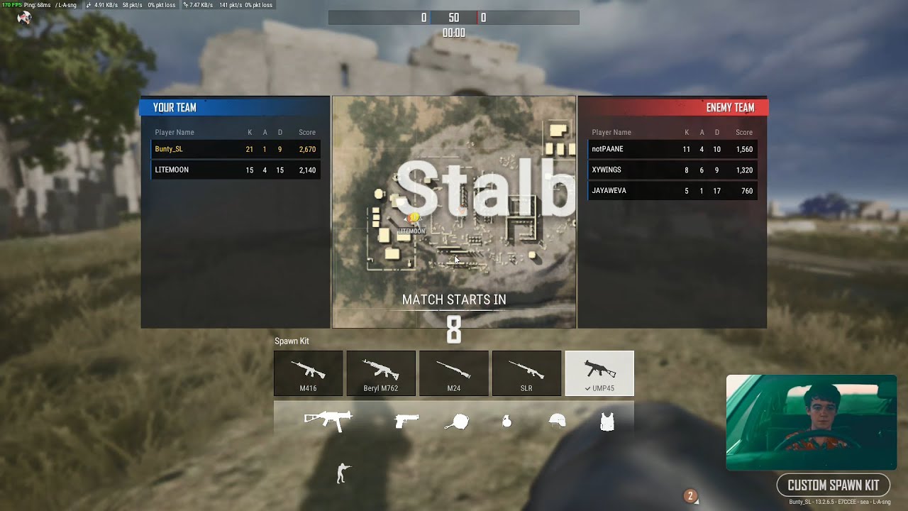 PUBG | BOT | No comms