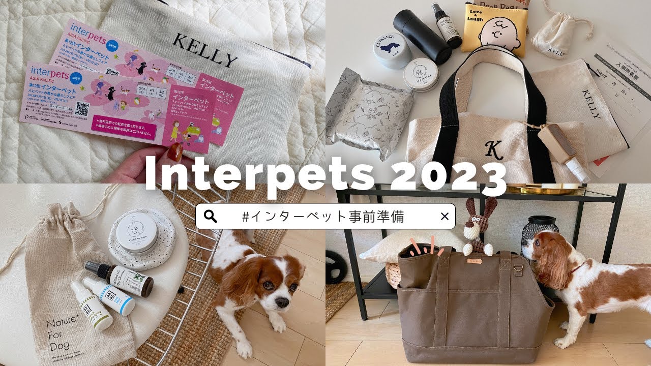 🐶👩🏻‍🦰【インターペット2023】心配性な飼い主のパッキング＆事前準備リスト☑︎👜🐾