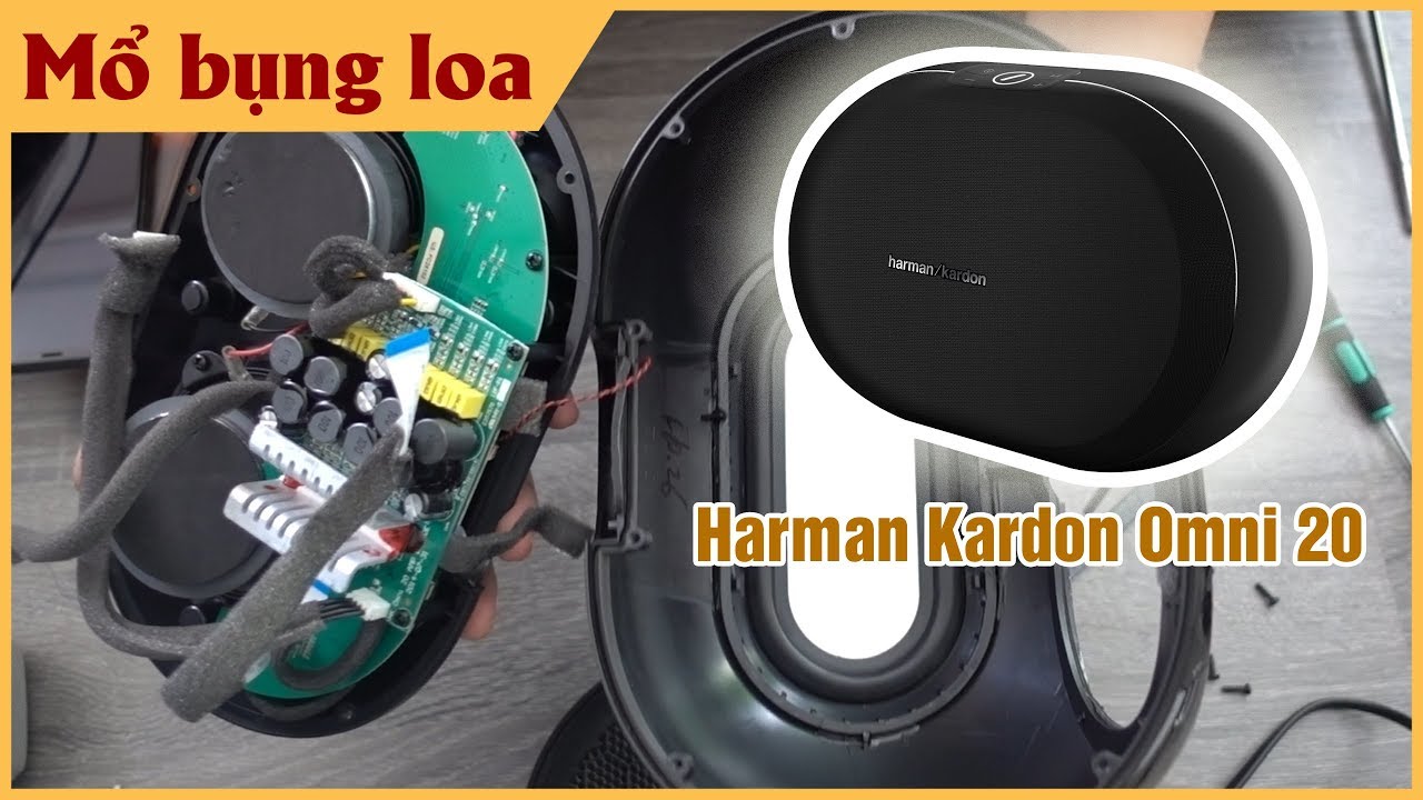 Mổ bụng loa Harman Kardon Omni 20 | what's inside Harman kardon Omni 20 ?