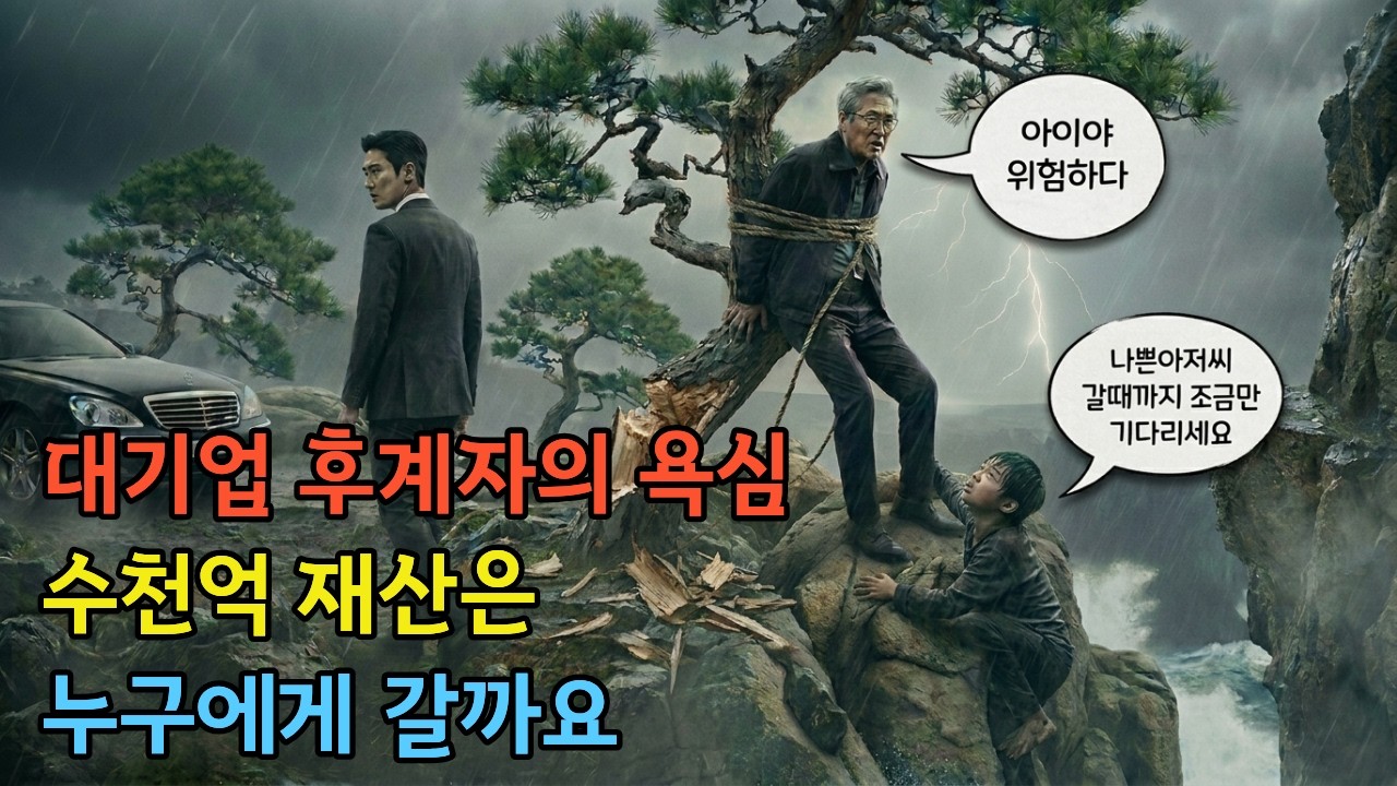 대기업 후계자의 욕심으로 수천억 재산은 누구에게 갈까요? 오늘의 말벗