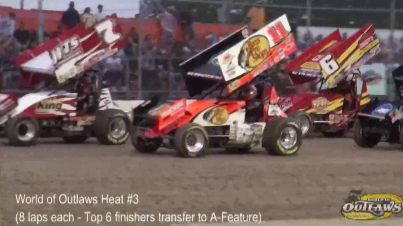 Tony Stewart's first World of Outlaws win July 27/11 @ Ohsweken Speedway ALL Races