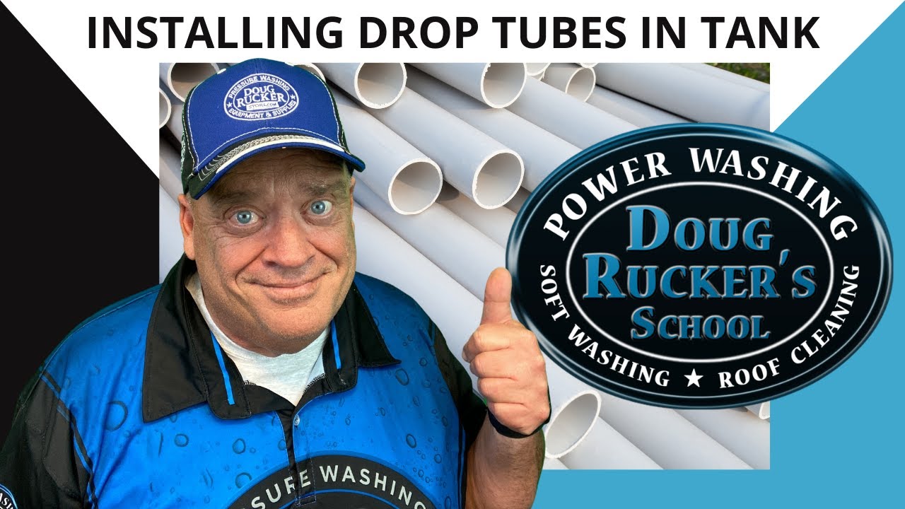 Pressure Washing Tank Setup (Installing drop tubes in tank)