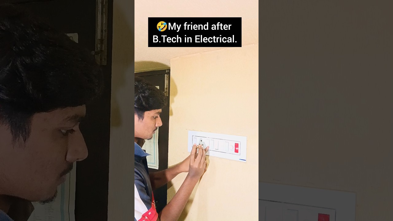 🤣My friend after B.Tech in electric 