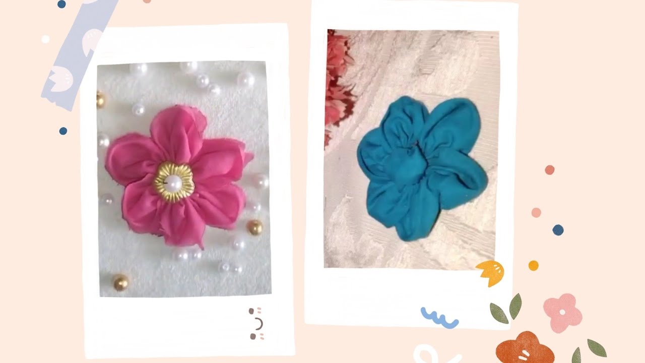 Fabric flowers. How to make beautiful fabric flowers.