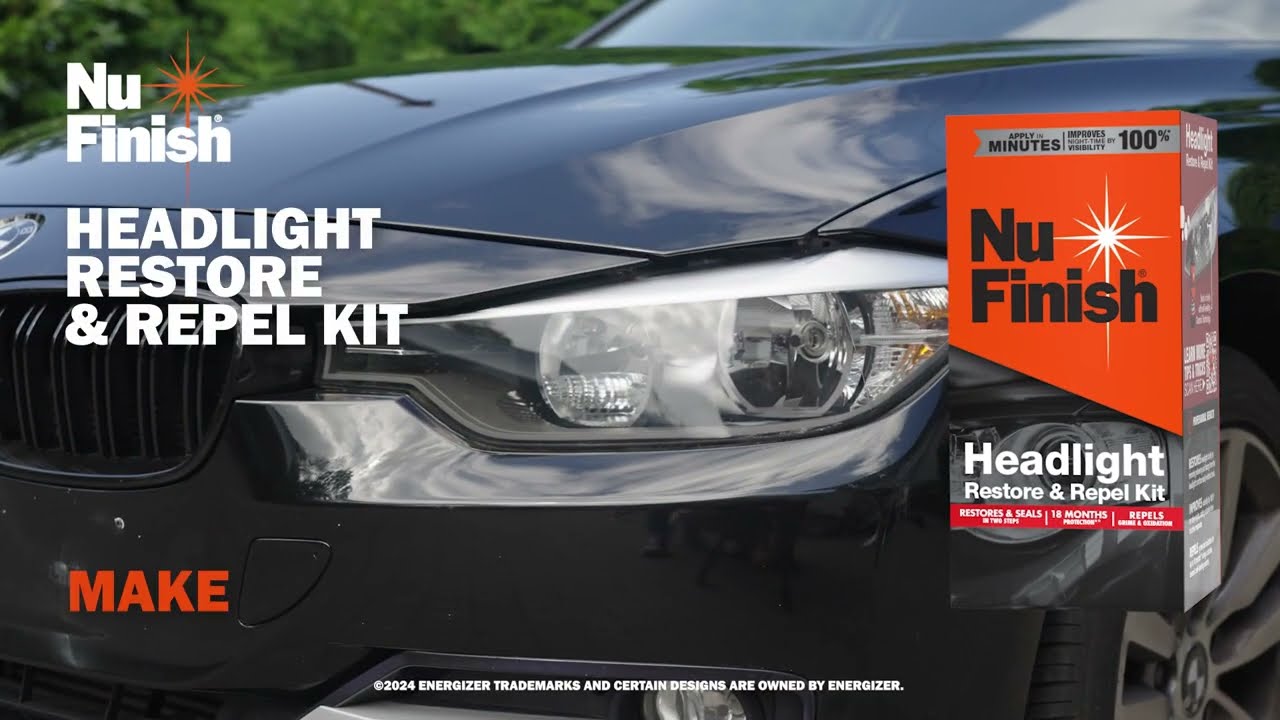 Nu Finish&reg; Headlight Restore & Repel Kit Product Benefits