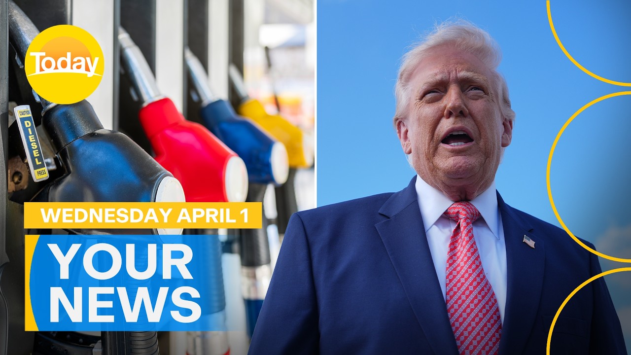 Cut to fuel excise in effect; Trump tells UK to 'get your own oil' | Today Show Australia