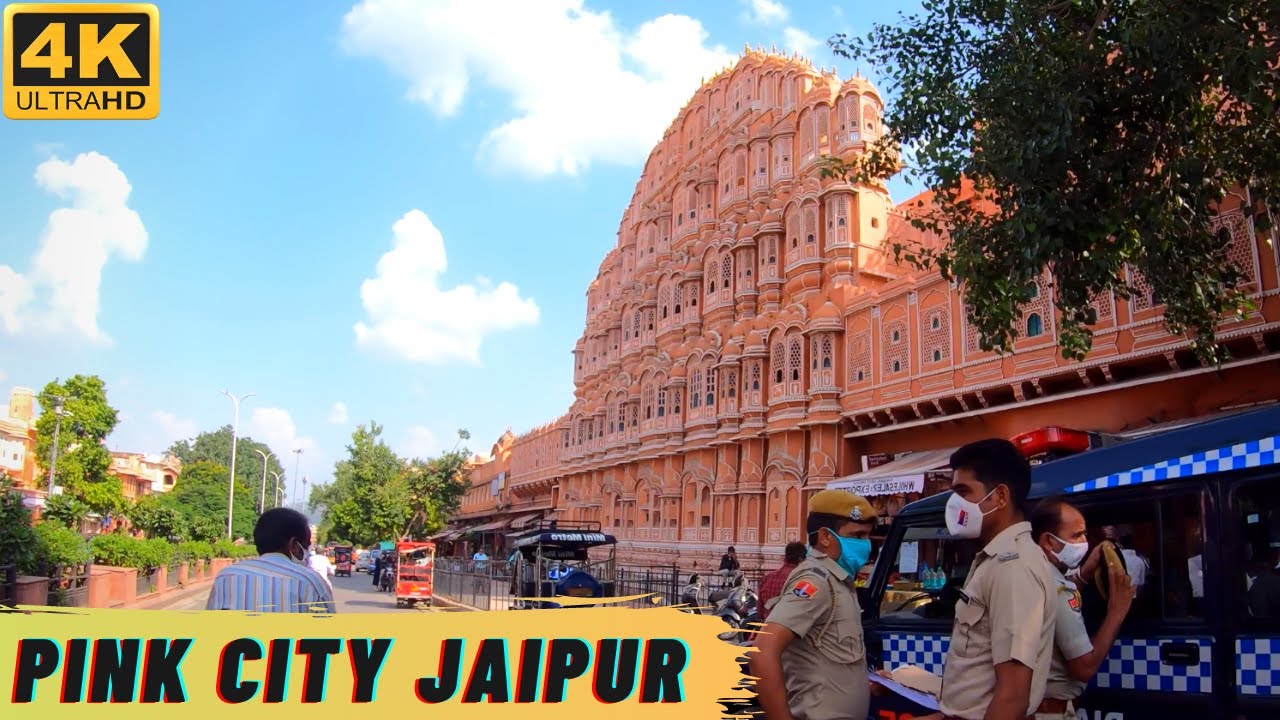 PINK CITY JAIPUR (Rajasthan) | HAWA MAHAL | 4K VIRTUAL TOUR