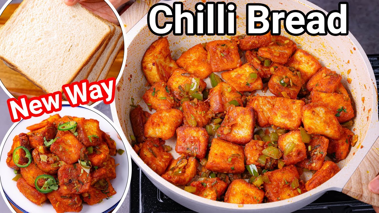 Bread Chilli Manchurian Recipe 10 Mins - Perfect Tea Time Evening Snack | Spicy & Tasty Bread Snack