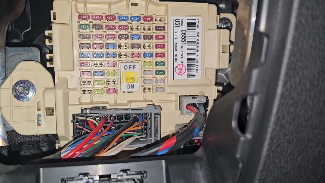 Kia Sorento 2018 Tail light, head light, brake light, turn signal and dashboard light fuse location