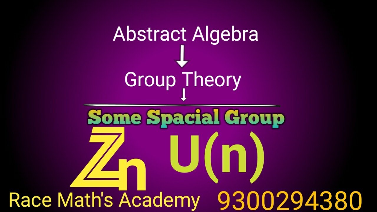 || Lecture 4 Group Theory || Zn and U(n) Group