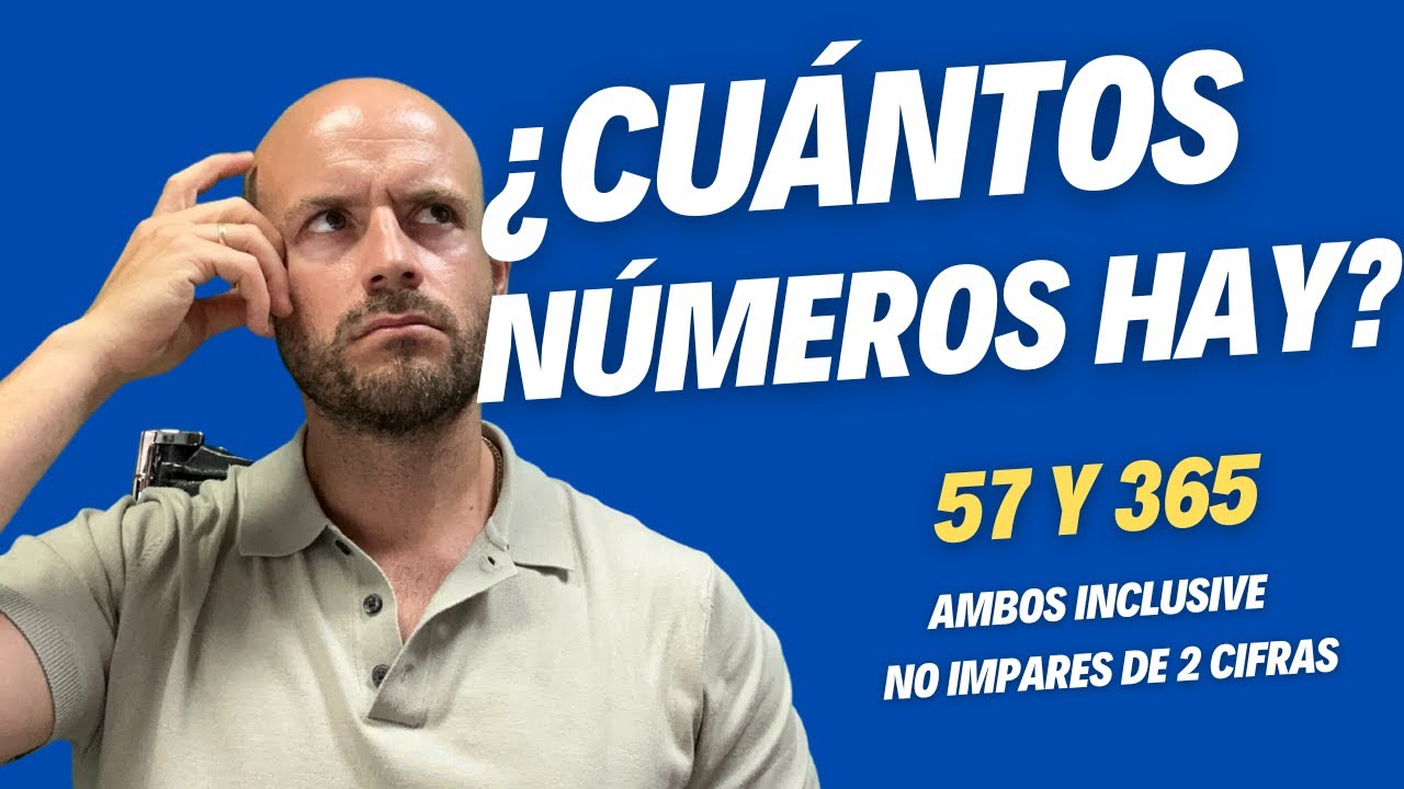 👨‍🏫 Test psicotécnicos matemáticos | ¿Cuántos números hay entre...? Problemas de INTERVALOS