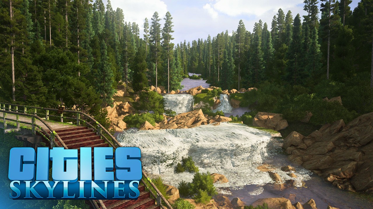 Кемпинги в горах — Города: Skylines Dakota Falls EP7