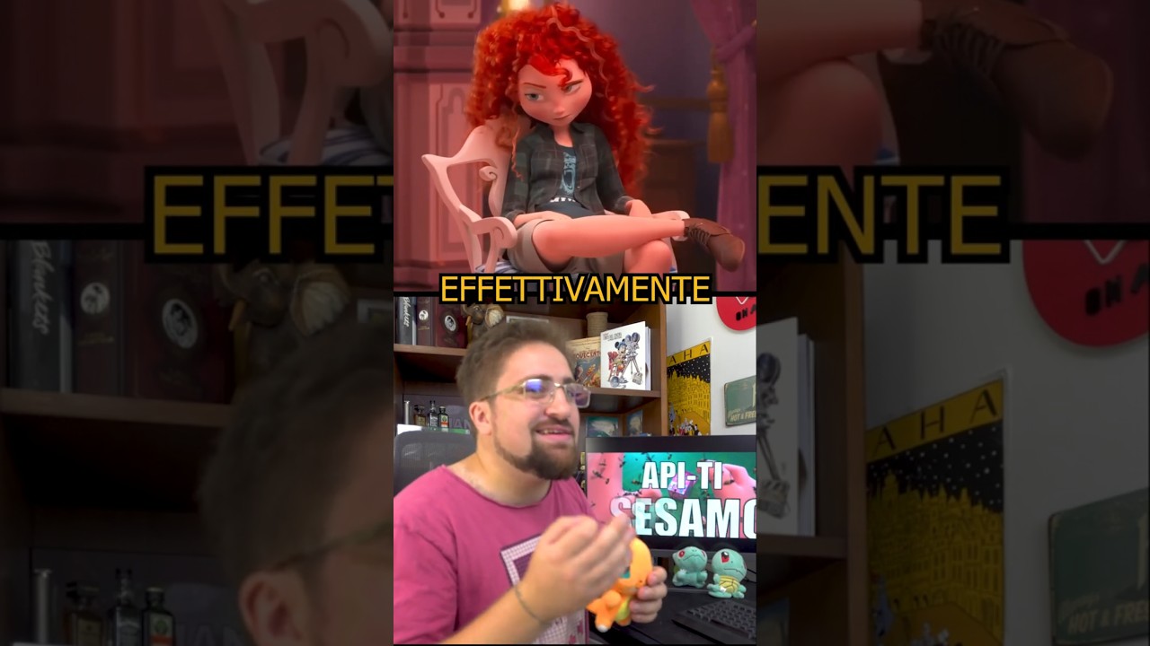 👩🏼&zwj;🦰Merida in Ralph Spacca Internet - cosa dice #disney #pixar #doppiaggio