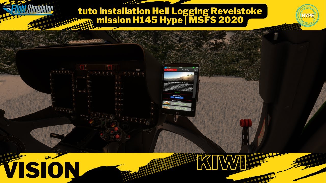 tuto installation Heli Logging Revelstoke | mission H145 Hype | MSFS 2020
