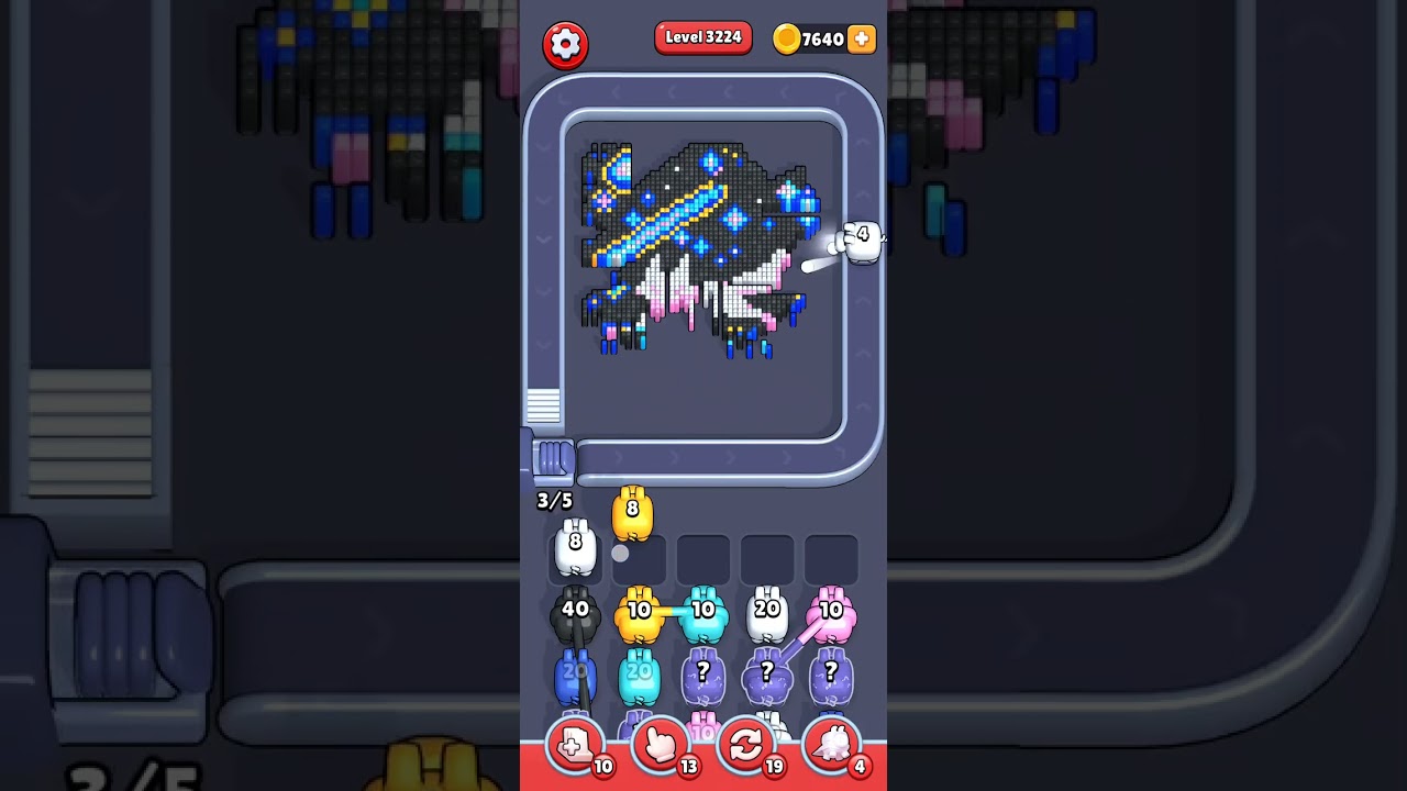 Pixel Flow Level 3224 Very Hard