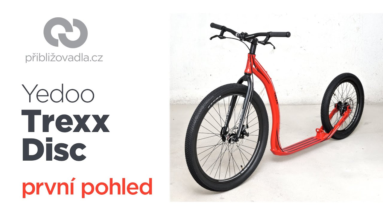 Koloběžka Yedoo Trexx Disc – první pohled