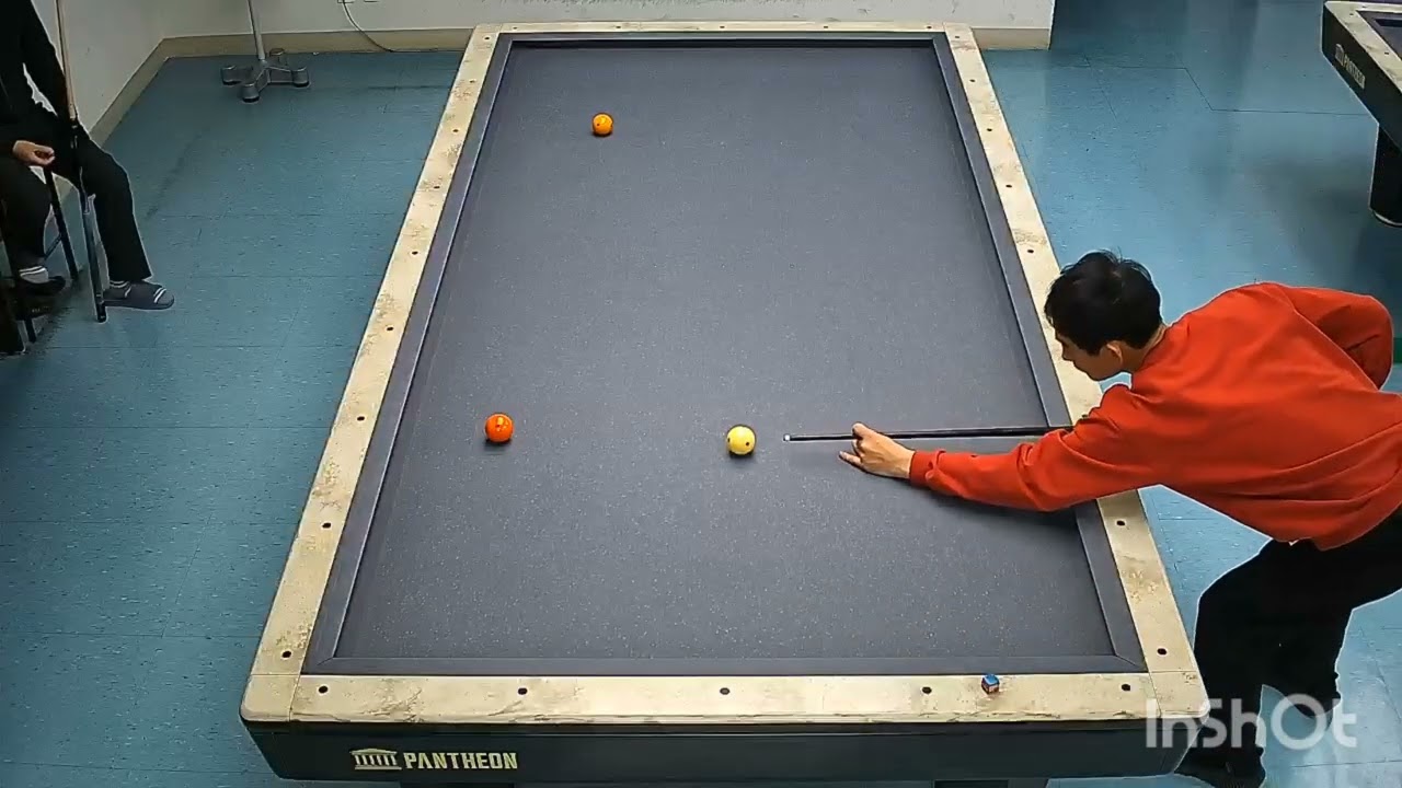 비*님과   2겜   0.634      hr 5            #26점 #가죽그립 #우드버닝 #당구 #대대 #3쿠션 #난구 #billiards #스트로크 #하이라이트