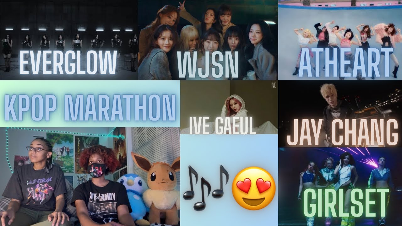 K-pop марафон: реакция на клипы Everglow, WJSN, Atheart, Ive Gaeul, Girlset, Jay Chang.