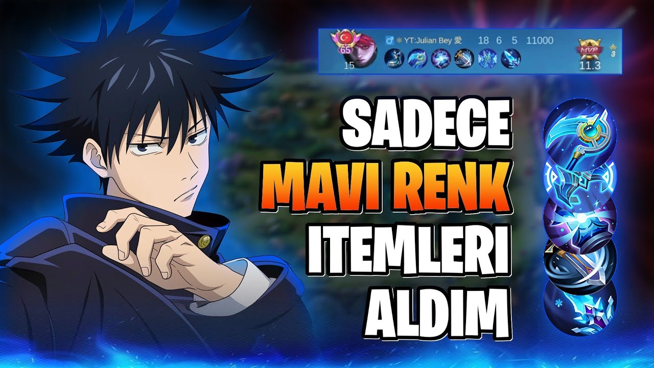 SADECE MAVİ RENK İTEMLERİ ALDIM(FEEDER TAŞIMACA)! - Mobile Legends