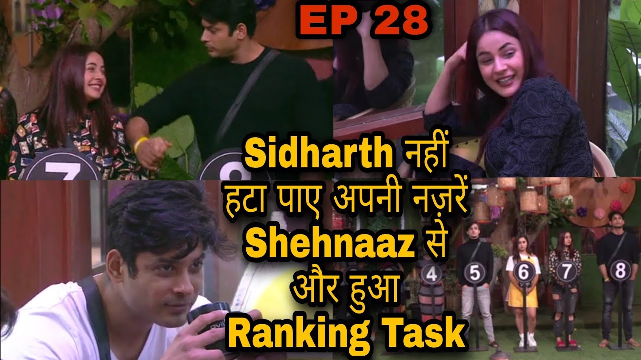 Episode 28 - Sidharth नहीं हटा पाए अपनी नज़रें Shehnaaz से और हुआ Ranking Task