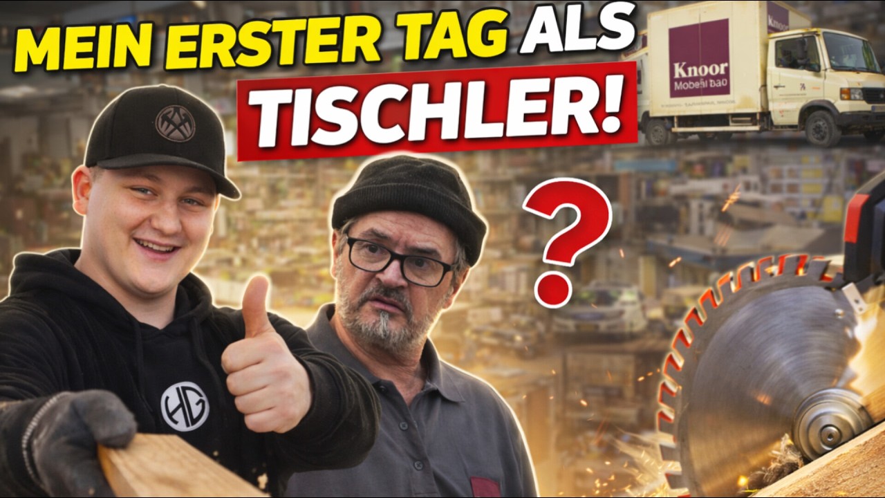 Wie ist eigentlich der Beruf eines Tischlers? Vielf&auml;ltig Handwerklich - Ein Tag als Tischler! Part 1