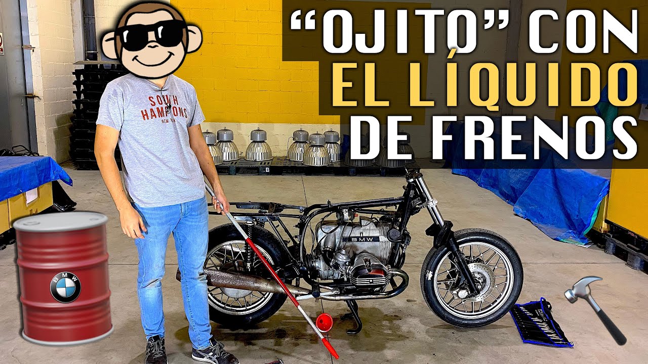 R100 #9 MENUDO SUSTO con el LÍQUIDO DE FRENOS 😱 - ADIÓS a los LATIGUILOS y PINZAS de freno 👋🏼